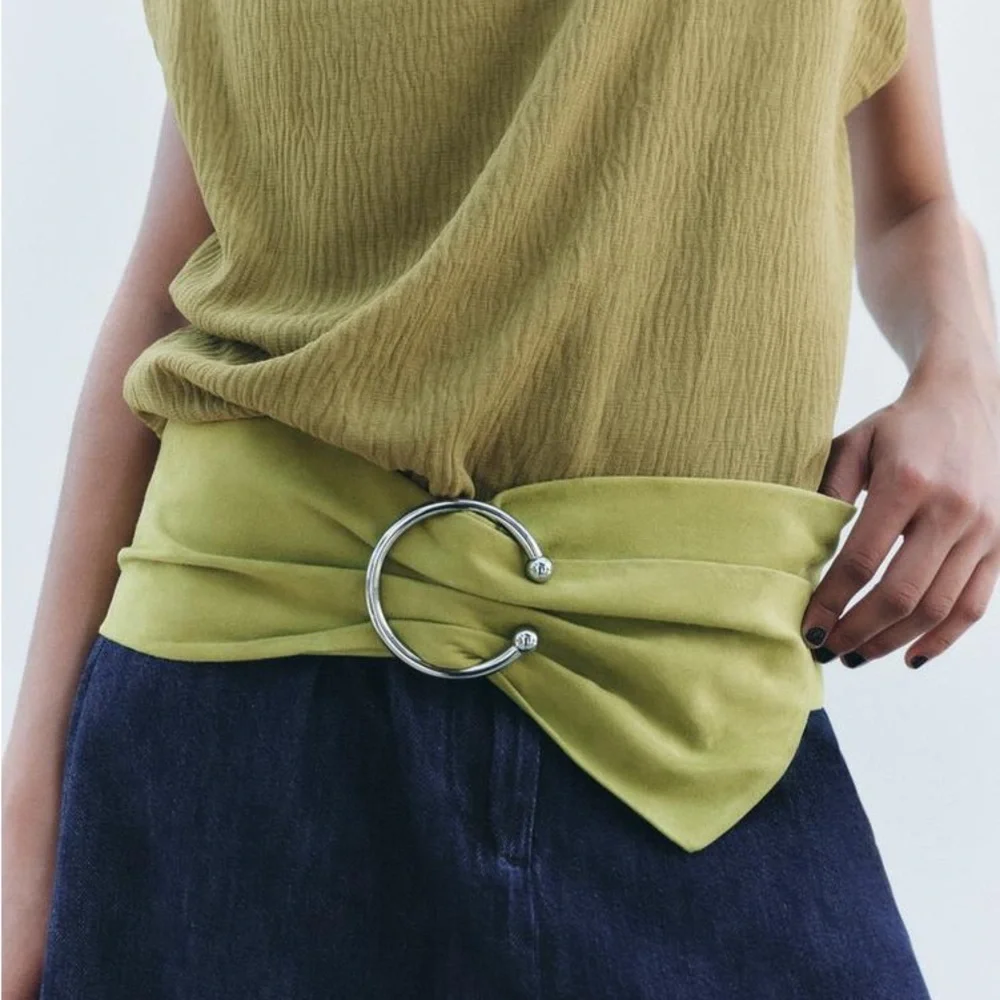 ZARA 100% Leather Belt